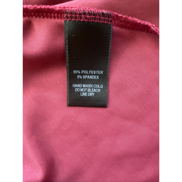 Lulus Wine Red Crushed Velvet Wrap Dress 3/4 Sleeve Side Tie Size M - Picture 8 of 14